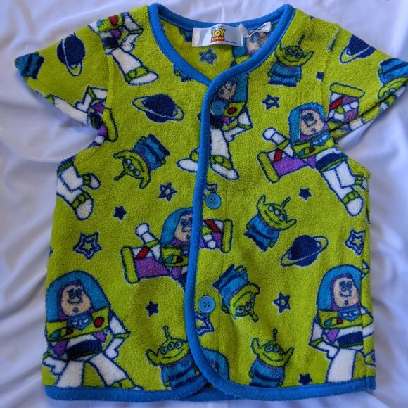 Japan Toy Story House Coat Hanten Buzz Lightyear 3 Years Old 3T Vest - Picture 2 of 7